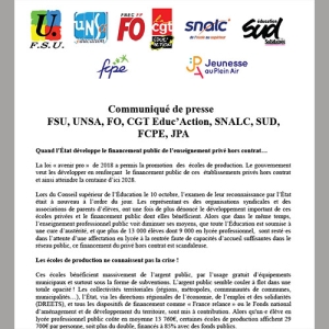 Quand l’État développe le financement public de l’enseignement privé hors contrat… 