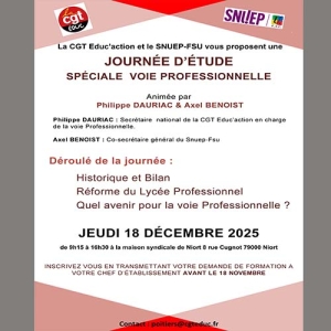 Formation voie professionnelle