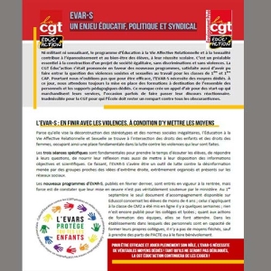 evar-s un enjeu éducatif, politique et syndical