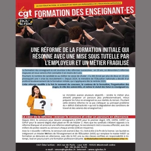 Formation des enseignant·es