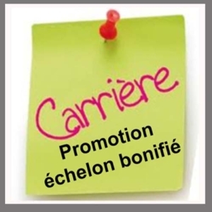 Avancement d'échelon bonifié 2025-2026