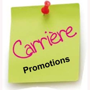 Carrière : PROMOTIONS